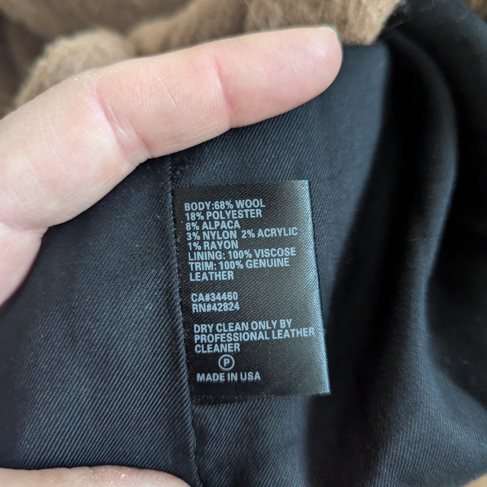 VEDA wool camel blazer - Picture 5 of 5